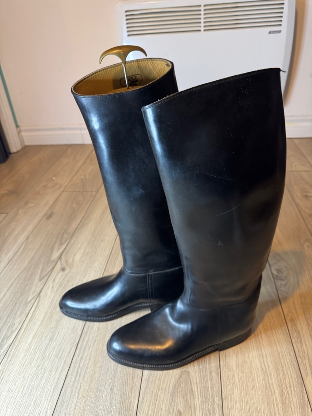 Aigle coupe Samur Equestrian Tall Riding Black boots woman’s US 9